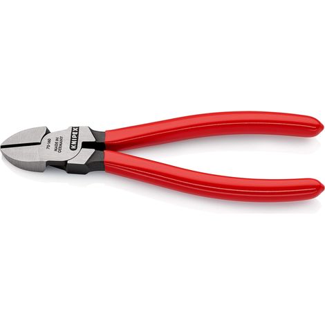 KNIPEX 70 01 160 SB Diagonal Cutter plastic coated black atramentized 160 mm