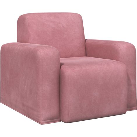 Fauteuil Rose Velours (V) vidaXL (1/5)
