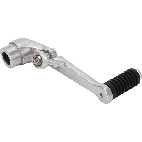 Levier de vitesses et pédales en alliage d'aluminium à finition argentée polie, compatibles avec les modèles CBR600 et CBR1000. (1/5)