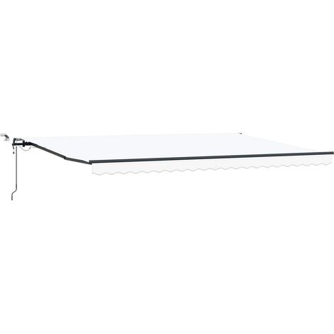 Maison Exclusive - Tessuto per Tenda Bianco 500 × 300 cm Poliestere