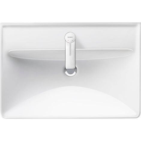 Duravit D-Neo Waschtisch, 650x440mm, 1 Hahnloch, mit Überlauf, (1/5)