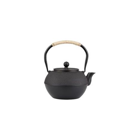 Théière en fonte noire avec infuseur (1/5)