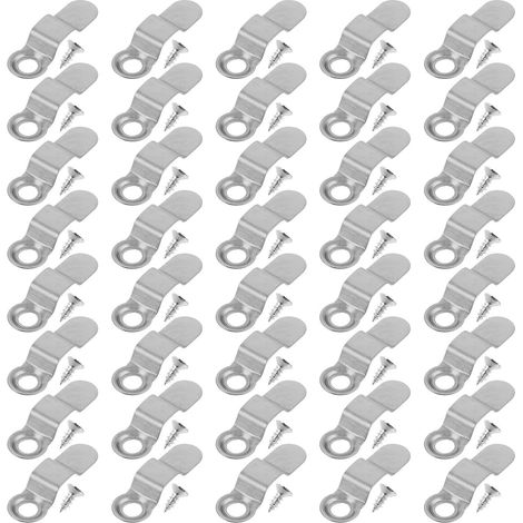 Attaches pour Cadres Photo en Fer avec Vis, Lot de 120 Set de Set de Pièces (1/5)