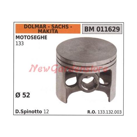 Kettensägenkolben 133 Ø  52 mm DOLMAR 011629