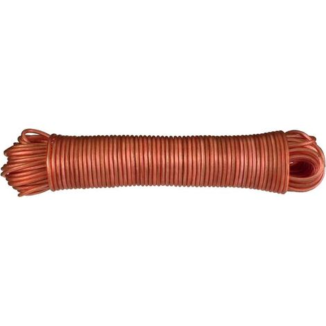 Cavo stendibiancheria Ø 3,5 mm. in acciaio rivestito plastica 20 mt. (1/2)