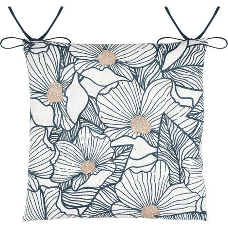 Coussin attaché pour chaise, EUGENIE, 38 x 38 cm (1/3)