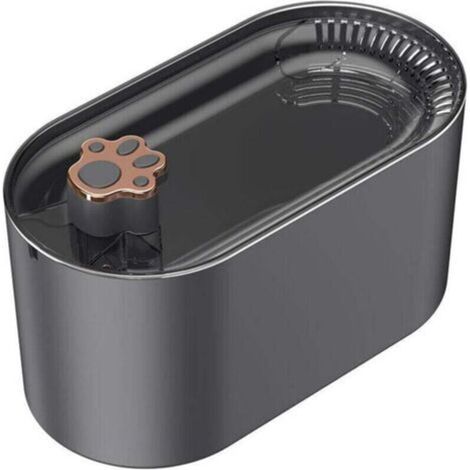 Katzenbrunnen und -spender, intelligenter automatischer Zirkulationsbrunnen mit LED-Anzeige, Anzeige für niedrigen Wasserstand, Abschaltfunktion und Trockenlaufschutzfilter.