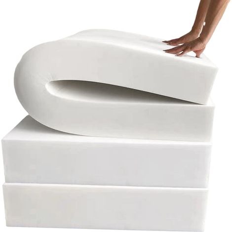 Coussin de rembourrage en mousse et peluche pour dossier de canapé enfant pliable, fauteuil, accoudoir, pour salon ou chambre (50 x 40 x 8 cm) (1/5)