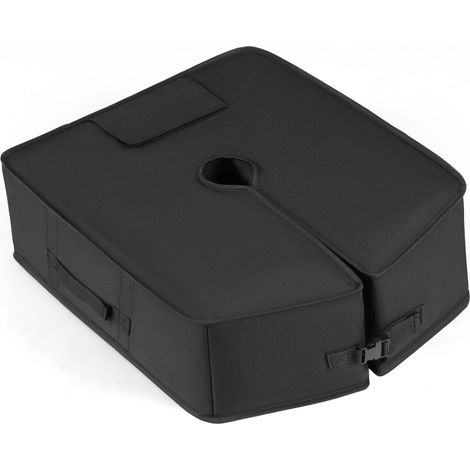 90 LBS Sand-fillable Umbrella Base Weight-Black (1/5)