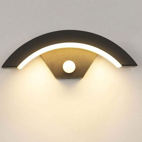 15-W-Außenwandleuchte mit Bewegungsmelder, 3000 K warmweiße LED, Aluminium-Außenwandleuchte für Garten/Bad/Veranda/Garage. Beleuchtung & Lampen / Beleuchtung (1/4)