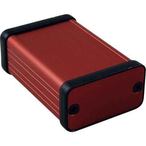 Hammond Electronics 1455D601RD Profil-Gehäuse 60 x 45 x 25 Aluminium Rot 1 St.