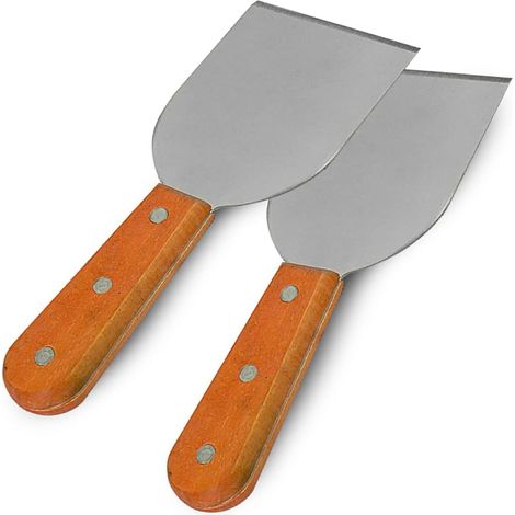 Spatule à glace en acier inoxydable 304 pour cuisson à l'air chaud, roue à glace, cuillère à glace, outil de fabrication de glace, convient aux glaciers, cafés, hôtels, bars et restaurants.