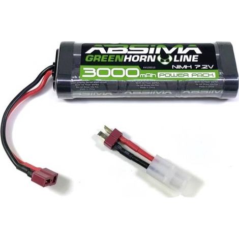 Absima Pack de batterie (NiMh) 7.2 V 3000 mAh Softcase Tamiya (1/3)