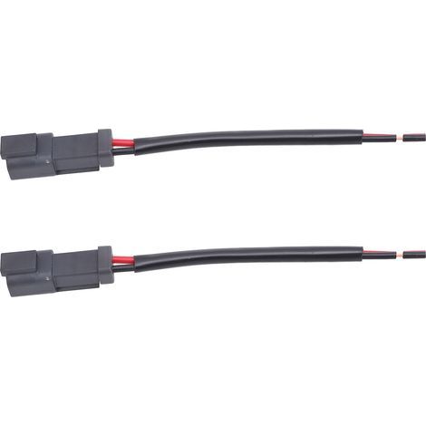 1 paire de connecteurs DT à 2 broches, en caoutchouc et cuivre, étanche, connecteur de fil électrique, faisceau de câblage pour voitures, camions, bateaux, lampes de travail LED, prise mâle. (1/5)
