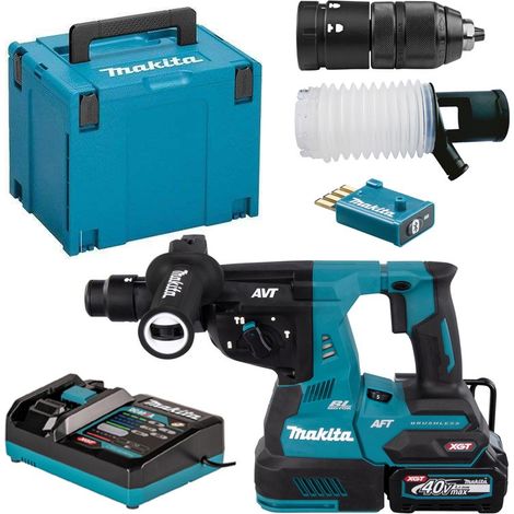 Makita – Perforateur burineur SDS-Plus 40V 620W – Force de frappe 2,9J – Ø max béton 28mm – Moteur sans charbon – HR002GM202