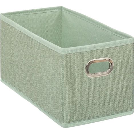 Boîte de Rangement Pliable "Premium" 15x31cm Vert Sauge (1/4)