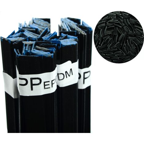 Legante per saldatura plastica PP/EPDM Nero 100g strip 8mm (1/3)