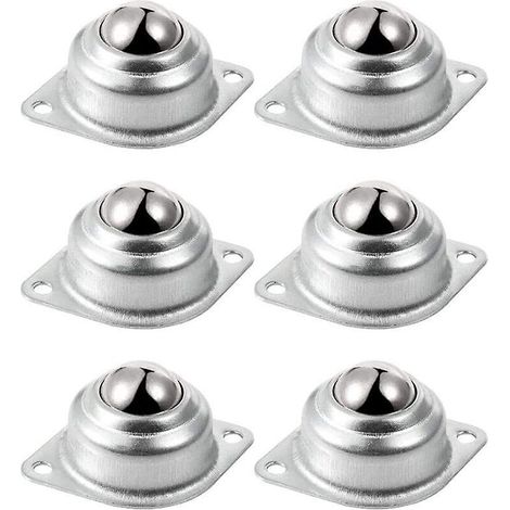 6 Pcs Roulettes De Meubles 16mm Universel Transfert Billes Roulettes Billes De Transfert Charge 20kg (1/4)