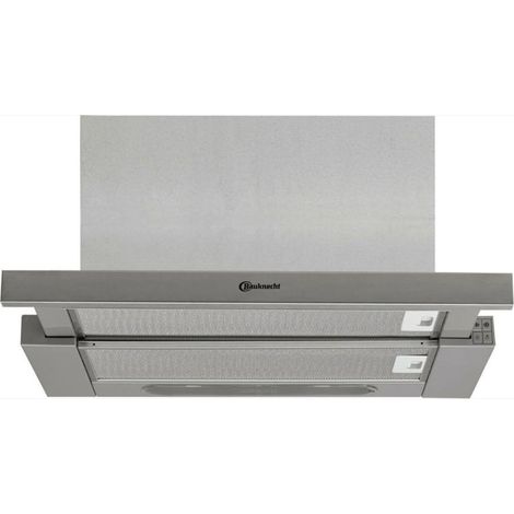 Bauknecht Dunstabzugshaube Flachschirmhaube 60cm zum Schrankeinbau LED Abluft Umluft 448 m³/h DBAH64LMX