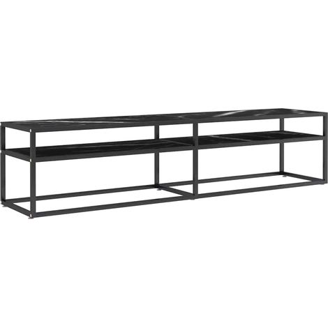 Maison Exclusive - TV-Schrank Schwarz Marmor-Optik 180x40x40,5 cm (1/5)