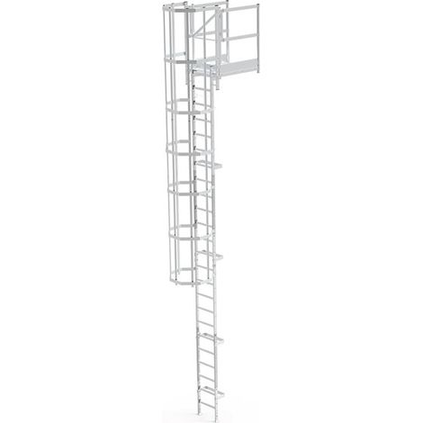 Scala a gabbia - Altezza raggiungibile 6.90 a 7.20m - CS77-CPSH-060