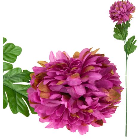 CV14384-5 EINZELNE CHRYSANTHEMMEN DICKE XXL KÜNSTLICHE BLÜTEN