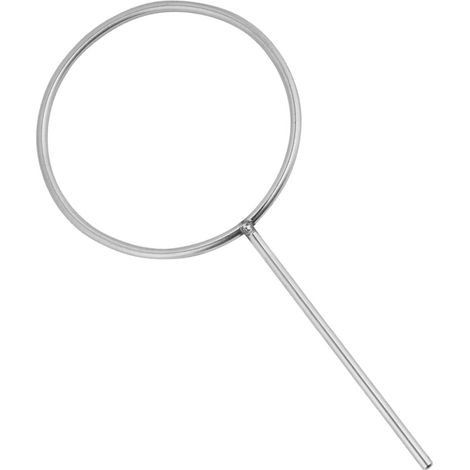 Support annulaire fermé en acier inoxydable de laboratoire de 160 mm pour cornue (1/5)
