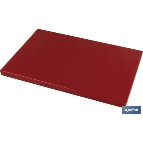 Rotes Schneidebrett 30x20x1,5 cm. Bresa-Modell