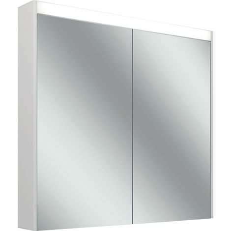 Armario con espejo Schneider OBJECT Line Superior LED, 2 puertas (1/2)