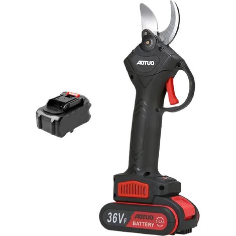 Forbici elettriche da potatura 36V 25mm 1300mAh per la coltivazione di alberi da frutto, viticoltura e orticoltura, 1 batteria (1/3)