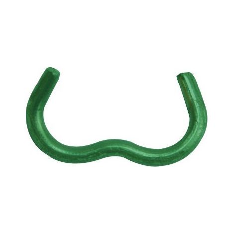 Edma Omega Grapa para Malla 16mm Verde 1250 uds