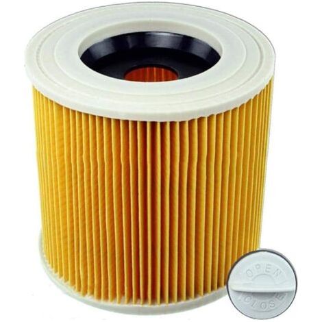 Filtre à cartouche pour aspirateur Karcher A2004 A2054 W D2000 H438 (1/4)