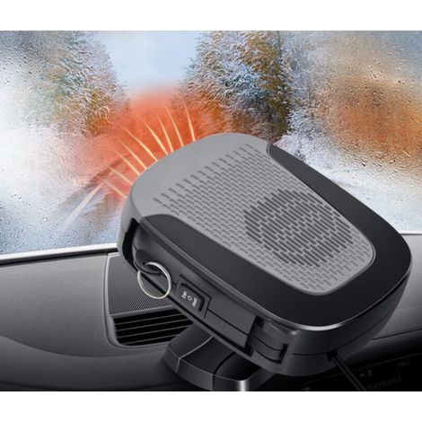 Chauffage de voiture portable 12 V 150 W, dégivreur et déshumidificateur avec bras pivotant à 360° et câble allume-cigare de 1,5 m. (1/5)