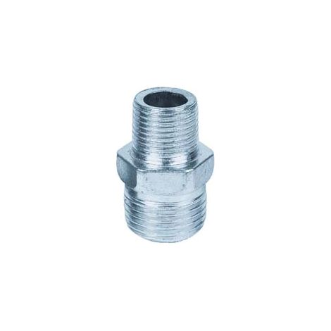 NIPLES RIDOTTO ESAGONALE MASCHIO IN GHISA ZINCATA  M 2 M 1 1/4