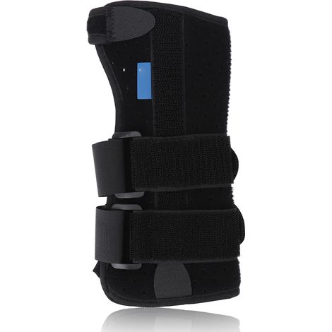 Attelle de Poignet pour Syndrome du Canal Carpien, Ajustable avec Support en Aluminium et Tissu Respirant pour Entorse du Poignet Droit