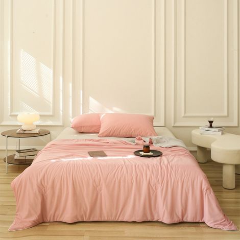 Couette Été - 200 x 150 cm - 98 % Coton 2 % Spandex - Respirante Fraîcheur - Lavable En Machine - 1 Pièce (1/5)
