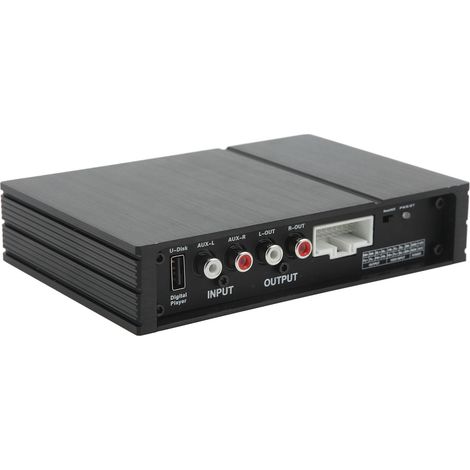 Amplificateur DSP 4 canaux entrée RCA Bluetooth HD contrôle par app système audio 12V universel (1/5)