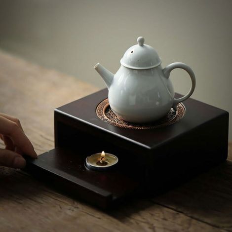 Teekannenwärmer im japanischen Stil, Basis für Teewärmer, Teekanne, Serviertasse, Teewärmer, Aromaverstärker, Tee- und Bratpfannenwärmer. (1/5)