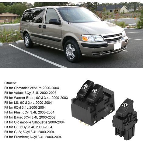 Stück elektrische Fensterheberschalter vorne links/rechts für Chevy Venture 19244642 901-025