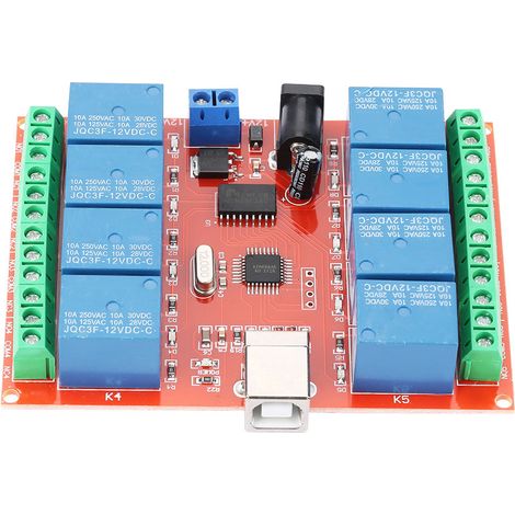Intelligentes 8-Kanal-USB-Relaismodul zur PC-Steuerung