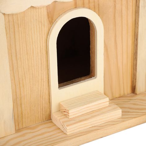Nichoir en bois à faire soi-même pour perroquets, décoration de jardin extérieur (1/5)