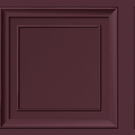 Fine Decor Mulberry Square Panel Wallpaper Purple Elegant Paste The Paper (1/4)