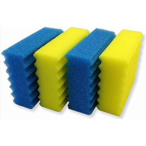 Pièce de rechange pour filtre biologique CBF-350 : jeu complet d'éponges filtrantes et filtre en mousse (1/3)