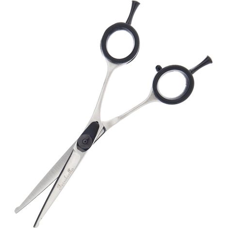 Forbice professionale dritta con punta arrotondata in acciaio inox per cani e gatti