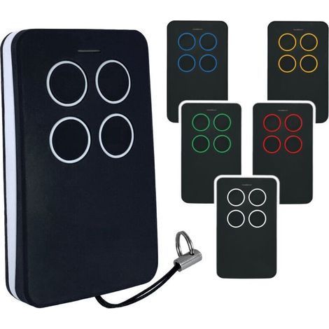 Aiperq – Universelle Fernbedienung für automatische Tore – Kompatibel mit Rolling- und Festcodes – Speichert bis zu 4 Befehle – Kompaktes ABS-Design (1/2)