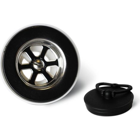 piletta di scarico per fontana da giardino kam  1" 1/4  in acciaio e pvc