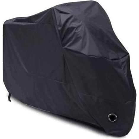 AIDUCHO custodia Protettiva Per Moto Impermeabile, Resistente al Freddo E alle Intemperie 190t Nero Protegge Dalla Polvere - Xxxl 265x105x125cm (1/5)
