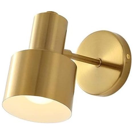 Applique Murale Moderne Créative Design Lampes Murale Interieur Métal Lampe de Mur Art Déco pour Chambre Salon Couloir Restaurant Salle de Bains (Or 3000K Blanc Chaud) (1/5)