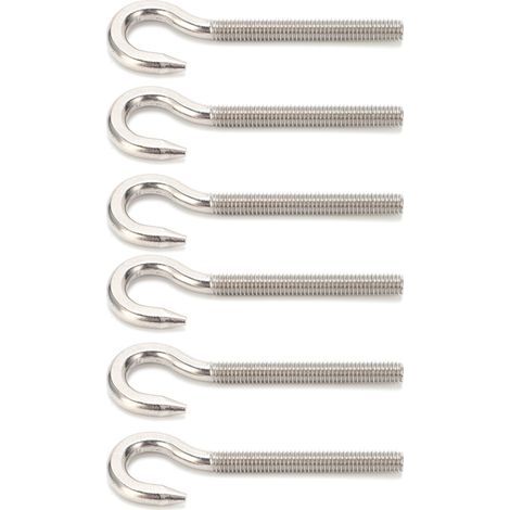 Lot de 10 vis à œillet en acier inoxydable 304, boulon ouvert, crochet, œillet fileté (1/5)