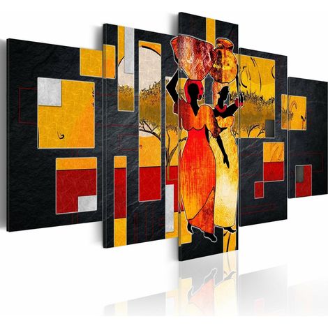 Tableau marche dans le désert - 100 x 50 cm (1/4)